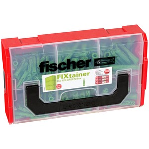 fischer FixTainer - UX-Green-Box 532894 Universaldübel-Sortiment, 210-teilig