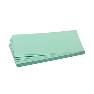 Franken Moderationskarten UMZ102019, 20,5x9,5cm, rechteckig, 130g, grün  4016946055802 Franken 500 Stück
