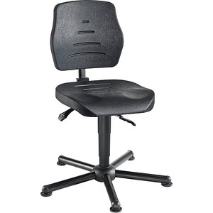 Mey Chair Arbeitsdrehstuhl W15-25-TG-PU, schwarz / schwarz, bis 250kg 4260046928676 Mey Chair
