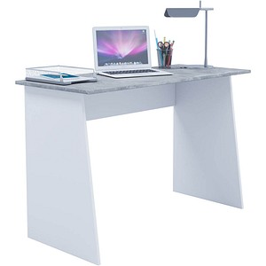 4051814354830 - Schreibtisch Masola Maxi 912497 65-130cm (H) 110x50cm (BxT) rechteckig beton weiß 4051814354830 VCM 4051814354830 - Schreibtisch Masola Maxi 912497 65-130cm (H) 110x50cm (BxT) rechteckig beton weiß 4051814354830 VCM