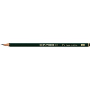 FABER-CASTELL 9000 Bleistift 5H grün, 1 St.