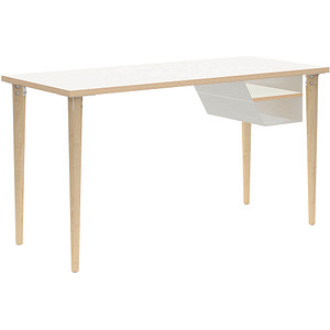 5020073844160 - Schreibtisch Poise POD1406W645 65-130cm (H) 140x60cm (BxT) rechteckig weiß eiche 5020073844160 Bisley 5020073844160 - Schreibtisch Poise POD1406W645 65-130cm (H) 140x60cm (BxT) rechteckig weiß eiche 5020073844160 Bisley