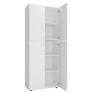 4051814372810 - Aktenschrank XXL 914113 weiß 4 Fachböden 700 x 400 x 1780 cm 4051814372810 my office