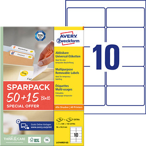 4004182347898 - Etiketten L4744REV-65 weiß 96x508mm rechteckig 4004182347898 65 Stück 4004182347898 - Etiketten L4744REV-65 weiß 96x508mm rechteckig 4004182347898 65 Stück