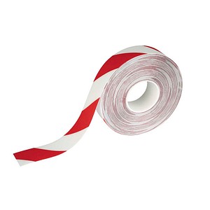 Durable DURALINE Bodenmarkierungsband rot/weiß 50mm Breite