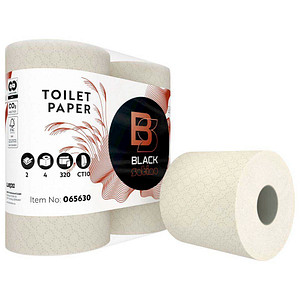 4000735351626 - Toilettenpapier Black Satino GreenGrow 065630 2-lagig hellbeige 320 Blatt   Rolle 4000735351626 48 Rolle