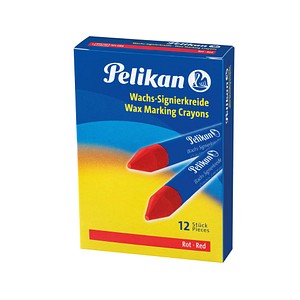 Pelikan 772/12 Signierkreiden rot, 12 St.