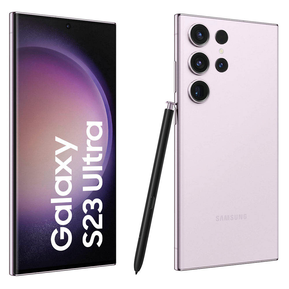 SAMSUNG Galaxy S23 Ultra Dual-SIM-Smartphone lavender 256 GB >> büroshop24