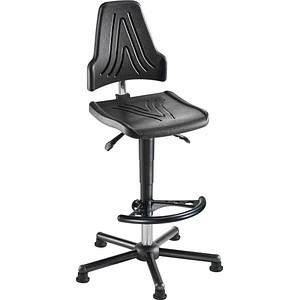 Mey Chair Arbeitsdrehstuhl W19-25-H-PU-FS7 ESD, schwarz / schwarz, bis 250kg 4260046925477 Mey Chair