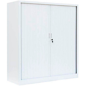 4061815525146 - Schiebetürenschrank 555147 signalweiß 2 Fachböden 1200 x 457 x 1350 cm 4061815525146 LÜLLMANN