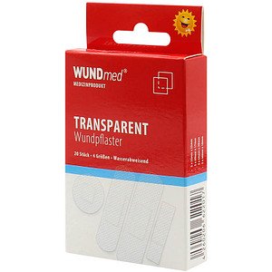 WUNDmed® Pflaster Transparent transparent, 20 St.