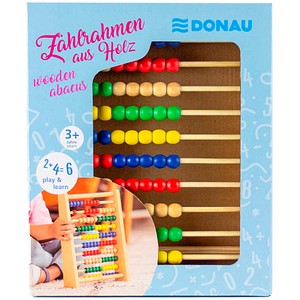 9004546388159 - Zählrahmen Holz - 100 Holzperlen