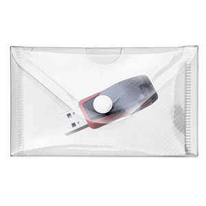 VELOFLEX 1er USB-Stick-Hüllen transparent, 100 St.