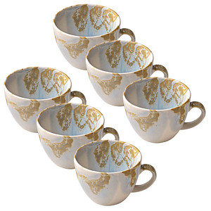 4029793461481 - 6 HEART & SOUL Kaffeetassen Perfect Match Breeze blau 021 l 4029793461481 HEART & SOUL 6 Stück