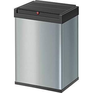 Hailo Abfalleimer Big-Box Swing L 33,9 x 54,5 x 26 cm (B x H x T) 35l Stahlblech silber 1 Sortierfach 4007126001504 Hailo