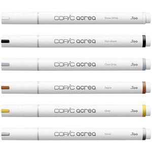 4511338064658 - acrea Essentials Layoutmarker-Set farbsortiert 08 mm 4511338064658 6 Stück