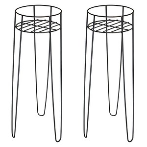 4001073200836 - Pflanzenständer GH 0660 Metall schwarz rund 200 x 600 cm 2 St