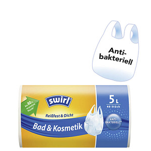 swirl® Kosmetikbeutel 3290 5,0 l weiß, 40 St.