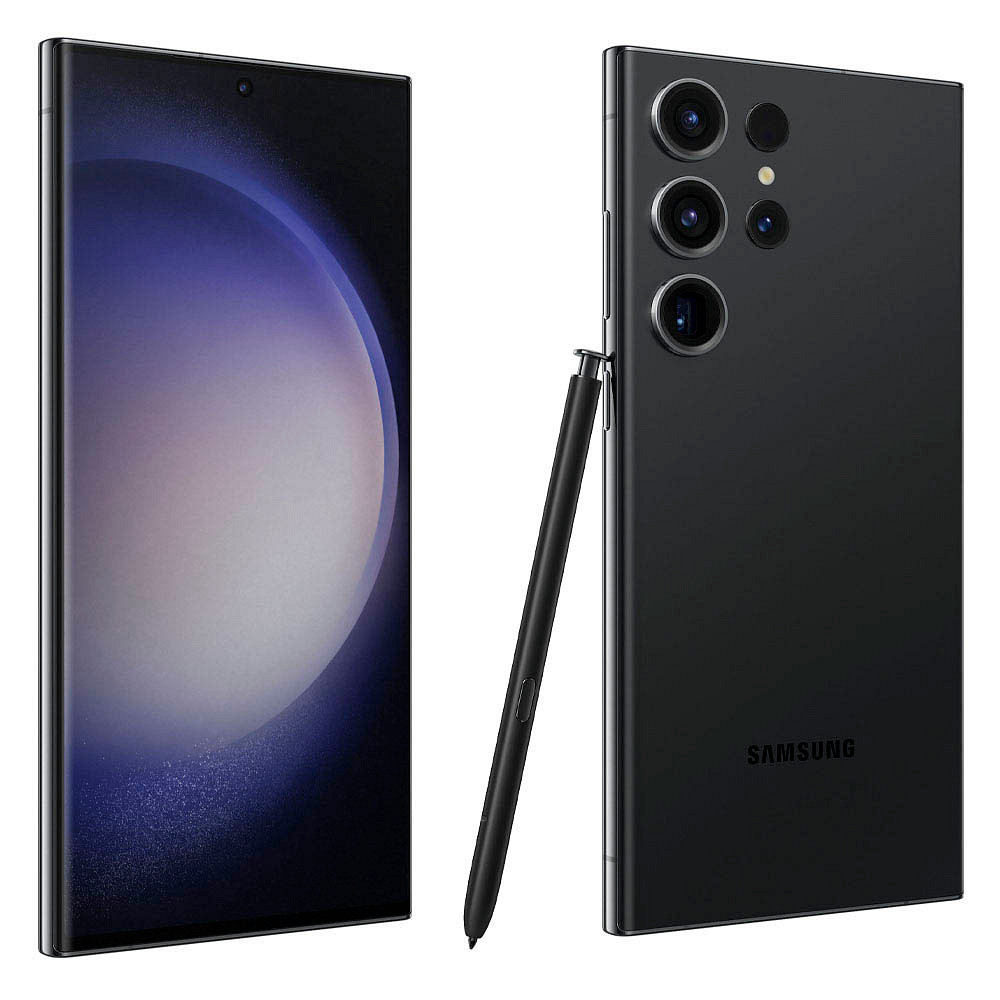 SAMSUNG S23 schwarz >> Galaxy Dual-SIM-Smartphone Ultra büroshop24 256 GB