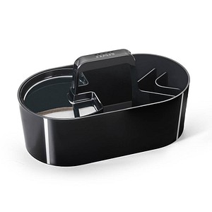 4012473120013 - Toolbox Loft tragbar mit 4 Fächern herausnehmbare Ablageschale B 330 x T 179 x H 175 mm Kunststoff schwarz