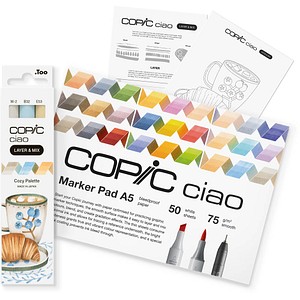 4013695268194 - Ciao 3D Cozy Palette Starter Layoutmarker-Set farbsortiert 10 + 60 mm 1 Set 4013695268194 Copic 4013695268194 - Ciao 3D Cozy Palette Starter Layoutmarker-Set farbsortiert 10 + 60 mm 1 Set 4013695268194 Copic