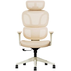 FlexiSpot Bürostuhl BS5W Stoff orange, Gestell schwarz