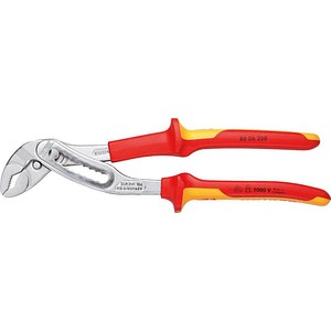 KNIPEX Wasserpumpenzange VDE 88 06 250 verchromt 25,0 cm