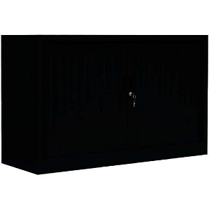 4061815525016 - Schiebetürenschrank 555129 tiefschwarz 1 Fachboden 1200 x 457 x 750 cm 4061815525016 LÜLLMANN