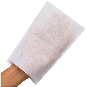 Image of HYGOSTAR unisex Einmalwaschlappen MOLTON weiß Einheitsgröße, 50 St.
