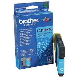 brother LC-1100HYC cyan Tintenpatrone brother LC-1100HYC cyan Tintenpatrone
