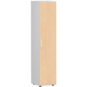 4038933486390 - Aktenschrank Flex S-345100-BL lichtgrau buche 4 Fachböden 400 x 420 x 1808 cm 4038933486390 - Aktenschrank Flex S-345100-BL lichtgrau buche 4 Fachböden 400 x 420 x 1808 cm