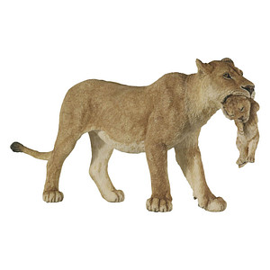 3465000500436 - Wildtiere der Welt 50043 Löwin mit Jungtier Spielfigur 3465000500436 papo