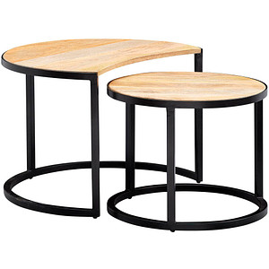 4250950299252 - WOHNLING Couchtische-Set Massivholz mango
