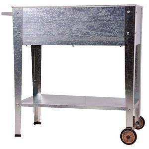 Garden Pleasure Hochbeet LAVANDIA Metall silber rechteckig 75,0 x 80,0 cm, 1 St.
