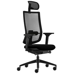 4049694007571 - Bürostuhl sedo pro light 2 schwarz   schwarz mit Armlehnen bis 130kg 4049694007571 Sedus