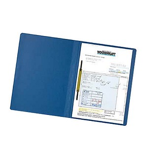 4010961543856 -  Schnellhefter 15079680 A4 blau Karton 250g Vorderdeckel opak 4010961543856 Head 20 Stück