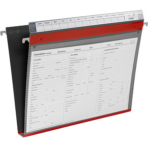 BOI Patienten-Dokumentations-Hängemappe 2-Ringe PMH2R rot Boden: 2,5 cm, 1 St.