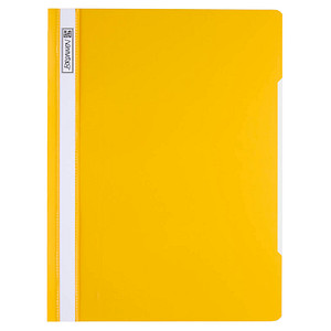 BRUNNEN Schnellhefter Kunststoff gelb DIN A4 überbreit, 1 St.