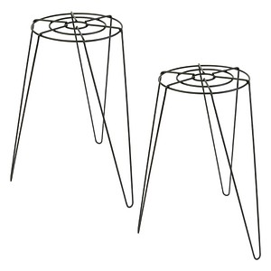 4001073826494 - Pflanzenständer GH 0560 Metall schwarz rund 300 x 600 cm 2 St