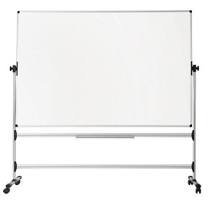 Bi-Office Stativdrehtafel-Whiteboard Earth, RQR0524, 180x120cm, emailliert, Aluminiumrahmen 5603750106937 Bi-Office