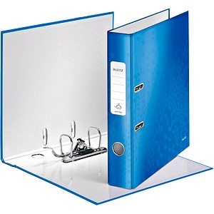 LEITZ WOW 1006 Ordner blau Karton 5,0 cm DIN A4 LEITZ WOW 1006 Ordner blau Karton 5,0 cm DIN A4