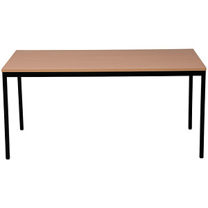 4260090173015 - Mehrzwecktisch buche rechteckig Vierkantrohr schwarz 1200 x 800 x 750 cm 4260090173015 Gürkan