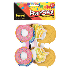 4002372404444 - Partyzubehör Partyspaß Brillen mehrfarbig  4002372404444 Idena