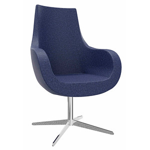 4260743069849 - Sessel Pirum dunkelblau chrom Stoff 1 St
