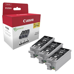 Canon PGI-35 BK TRIPLE  schwarz Druckerpatronen, 3er-Set