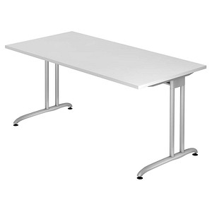 Altus Schreibtisch weiß rechteckig