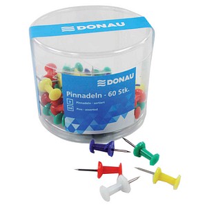 9004546394563 - Pinnwandnadeln 60 Stk sortiert 9004546394563 DONAU 60 Stück