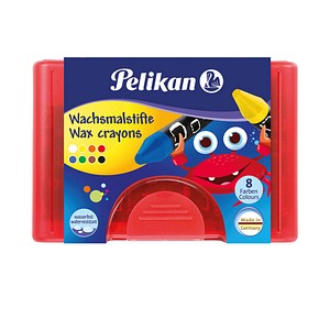 Pelikan 665/8 Wachsmalstifte farbsortiert, 8 St.