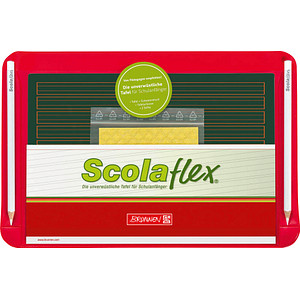 4061947136845 - Schülertafel Scolaflex L1 unzerbrechlich 1040201519 Kunststoffrahmen vorn Lineatur 1   hinten kariert 4061947136845 Brunnen