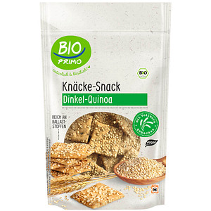 BIO PRIMO Dinkel-Quinoa Bio-Vollkorn-Cracker 110,0 g